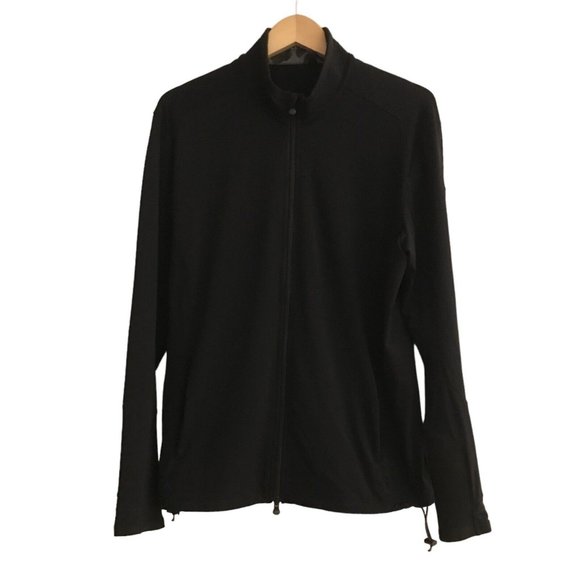 Greyson Mens Jacket Size Large L Black Stretch Long Sleeve Golf Activewear